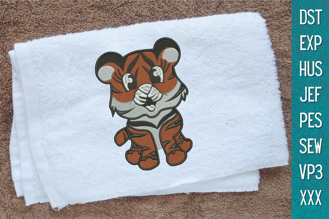 Tiger Embroidery Designs Embroidery/Applique DESIGNS SvgOcean 