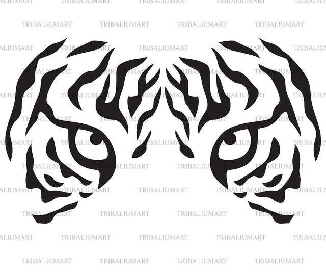 Tiger eyes SVG TribaliumArtSF 