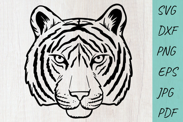 Tiger Face SVG | Tiger Head SVG | Tiger SVG file SVG Irina Ostapenko 
