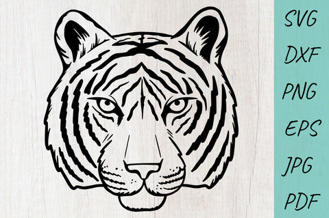 Tiger Face SVG | Tiger Head SVG | Tiger SVG file SVG Irina Ostapenko 