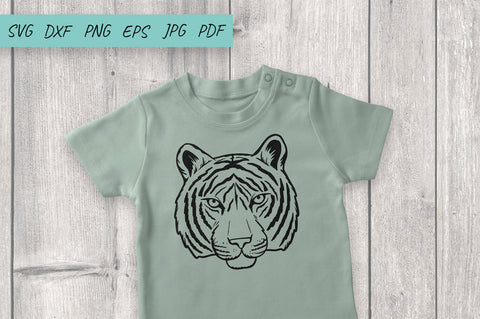 Tiger Face SVG | Tiger Head SVG | Tiger SVG file SVG Irina Ostapenko 