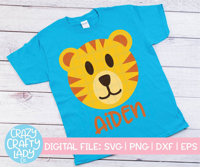 Tiger | Jungle Animal SVG Cut File SVG Crazy Crafty Lady Co. 