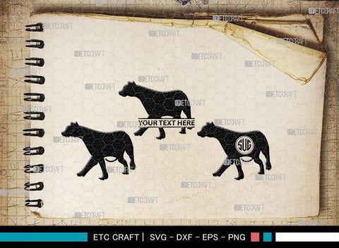 Tiger Monogram, Tiger Silhouette, Tiger SVG, Tiger Head Svg, Tiger Jump Svg, Wild Animal Svg, Zoo Animal Svg, SB00328 SVG ETC Craft 