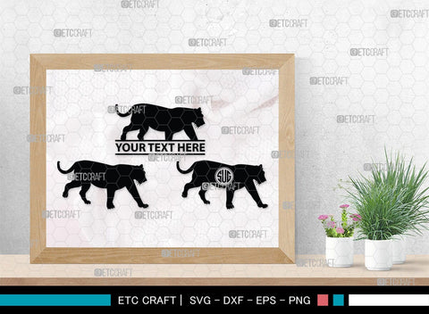 Tiger Monogram, Tiger Silhouette, Tiger SVG, Tiger Head Svg, Tiger Jump Svg, Wild Animal Svg, Zoo Animal Svg, SB00328 SVG ETC Craft 