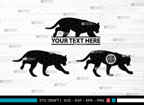 Tiger Monogram, Tiger Silhouette, Tiger SVG, Tiger Head Svg, Tiger Jump Svg, Wild Animal Svg, Zoo Animal Svg, SB00328 SVG ETC Craft 