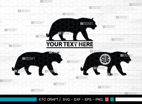 Tiger Monogram, Tiger Silhouette, Tiger SVG, Tiger Head Svg, Tiger Jump Svg, Wild Animal Svg, Zoo Animal Svg, SB00328 SVG ETC Craft 