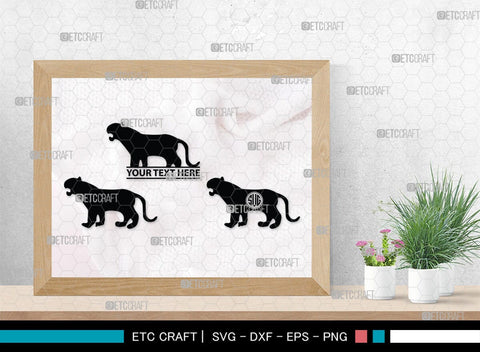 Tiger Monogram, Tiger Silhouette, Tiger SVG, Tiger Head Svg, Tiger Jump Svg, Wild Animal Svg, Zoo Animal Svg, SB00328 SVG ETC Craft 