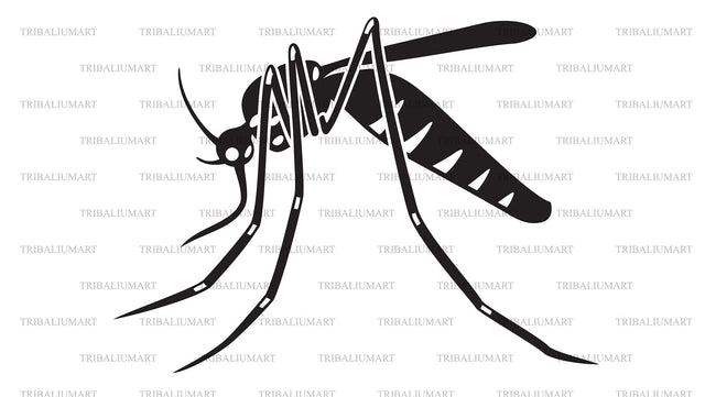 Tiger mosquito SVG TribaliumArtSF 
