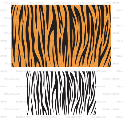 Tiger skin background - animal texture SVG TribaliumArtSF 