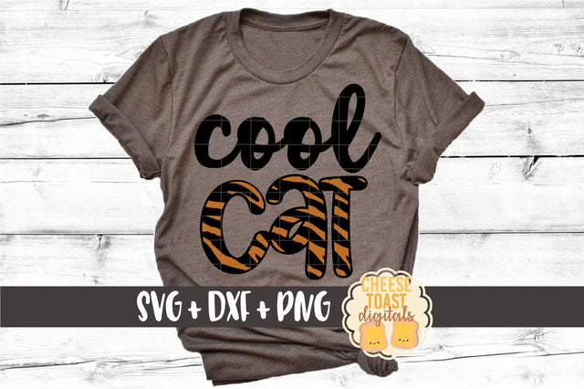 Tiger SVG | Cool Cat SVG Cheese Toast Digitals 