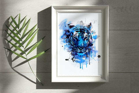 Tiger Watercolor Sublimation Clipart PNG JPG Sublimation nikola 