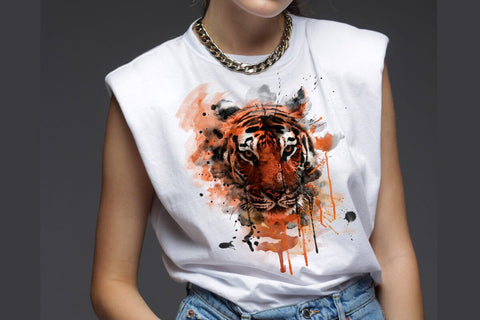 Tiger Watercolor Sublimation Clipart PNG JPG Sublimation nikola 