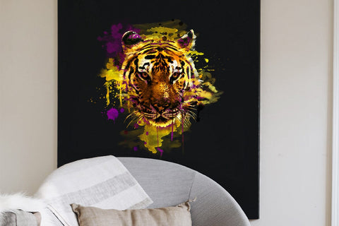 Tiger Watercolor Sublimation Clipart PNG Sublimation nikola 