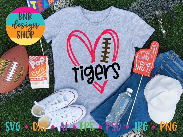 Tigers Football SVG SVG BNRDesignShop 