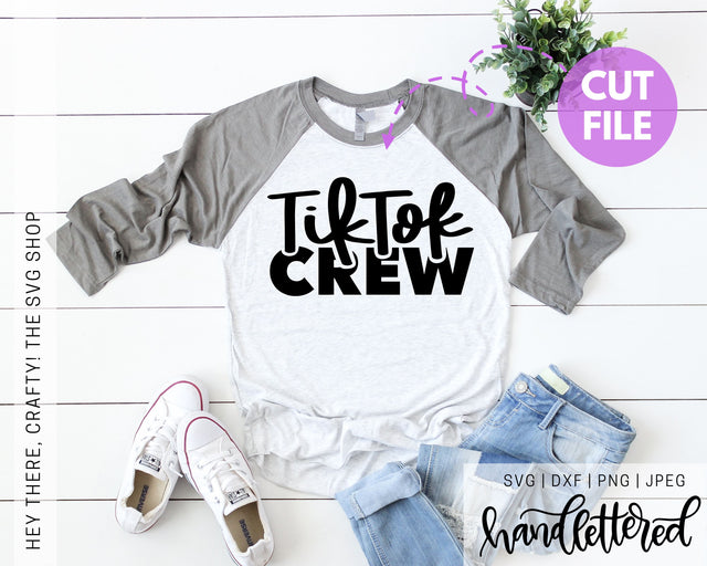 TikTok Crew | SVG, PNG, DXF, JPEG SVG Hey There, Crafty! 