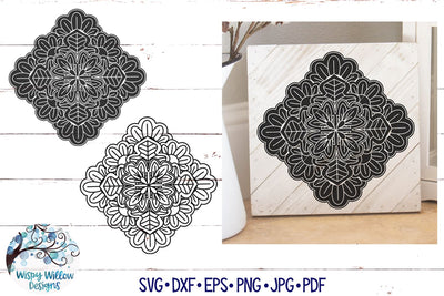 Tile Mandala SVG SVG Wispy Willow Designs 