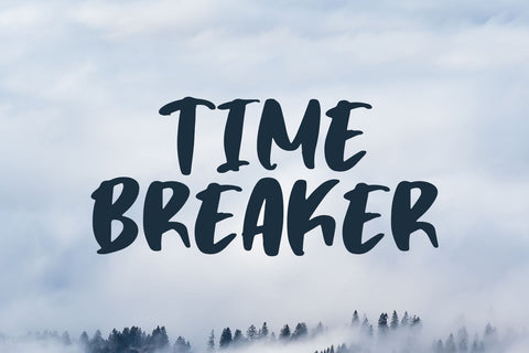 Time Breaker Font Motokiwo 