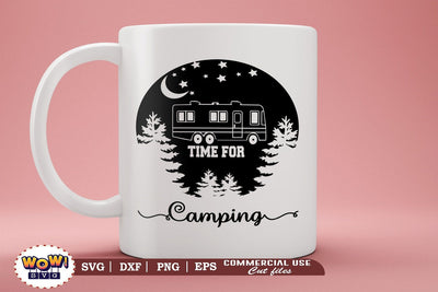 Time for camping svg, Camping svg, RV svg, Png, Dxf SVG Wowsvgstudio 