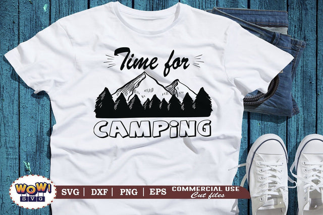 Time for camping svg, Camping svg, RV svg, Png, Dxf SVG Wowsvgstudio 