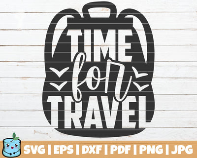 Time For Travel SVG MintyMarshmallows 