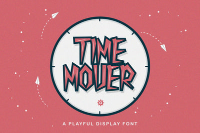 Time Mover - Playful Display Font Font StringLabs 