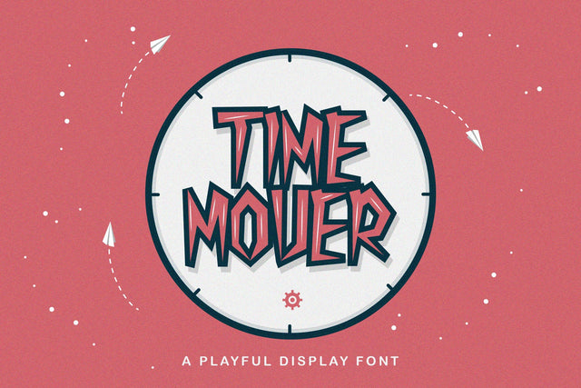 Time Mover - Playful Display Font Font StringLabs 