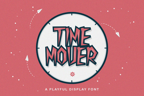 Time Mover - Playful Display Font Font StringLabs 