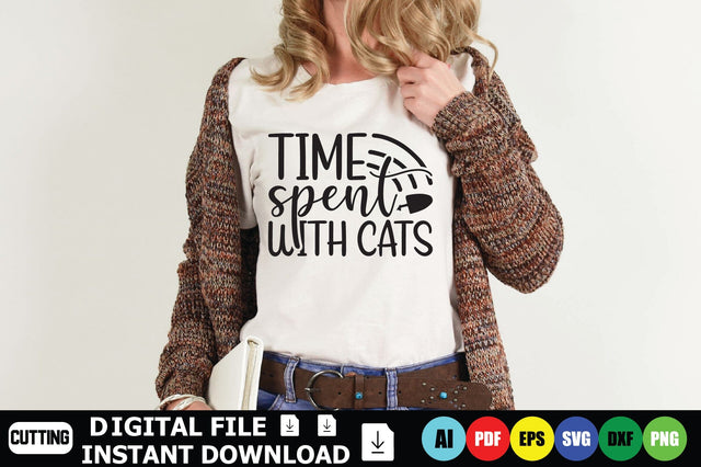 Time Spent with Cats SVG Shahin alam 