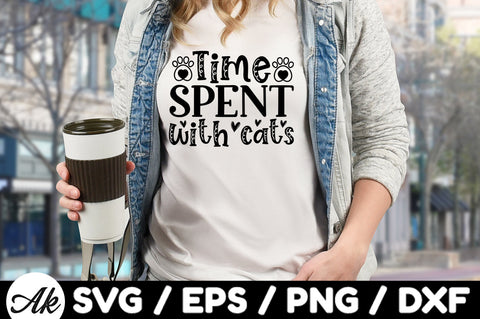 Time spent with cats svg SVG akazaddesign 