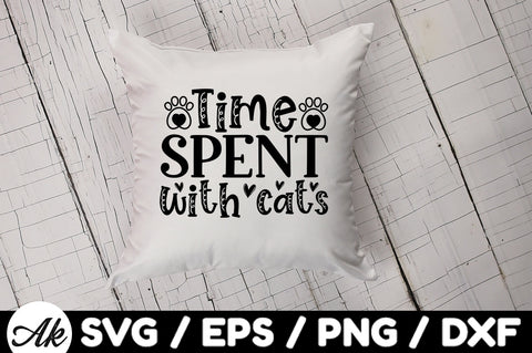 Time spent with cats svg SVG akazaddesign 