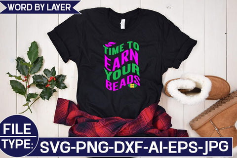 Time to Earn Your Beads SVG Cut File SVG Studio Innate 
