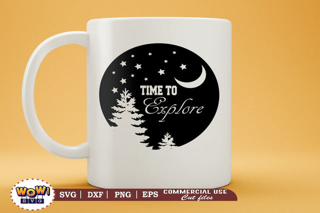 Time to explore svg, Camping svg, RV svg, Png, Dxf SVG Wowsvgstudio 