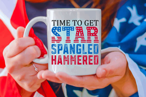 Time to get star spangled hammered Sublimation PNG Sublimation Regulrcrative 