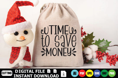 Time To Save Money SVG Shahin alam 