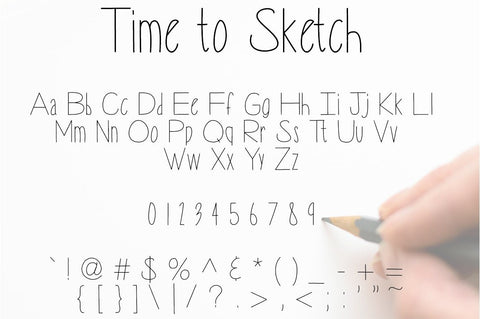 Time to Sketch Font Design Shark 