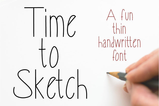 Time to Sketch Font Design Shark