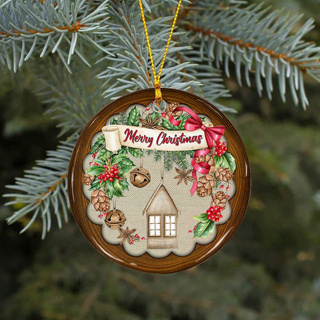 Tin Can Lid Ornament Sublimation Design Round Ornament Design PNG Digital Download Sublimation CaldwellArt 