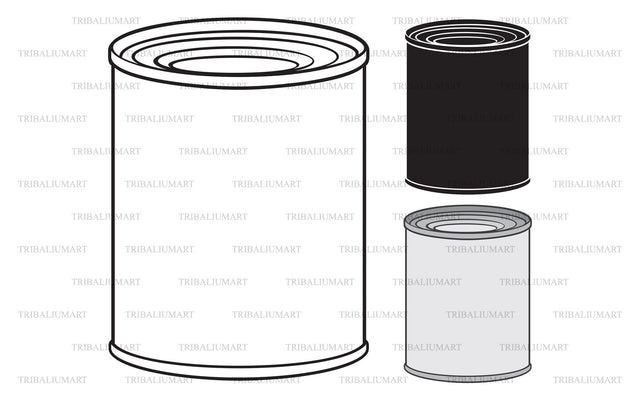 Tin can SVG TribaliumArtSF 