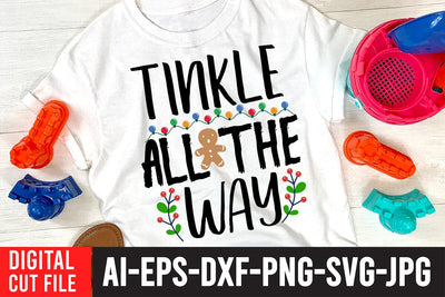 Tinkle All The Way SVG Cut File SVG BlackCatsMedia 