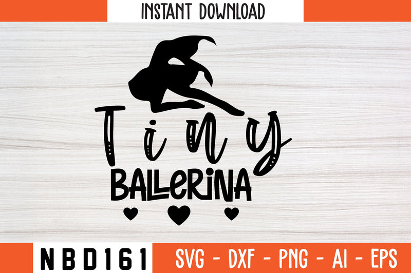 tiny ballerina Svg Design SVG Nbd161 