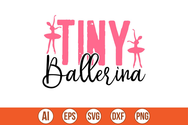 tiny ballerina t-shirt design SVG shah alam 