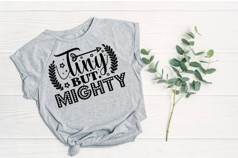 Tiny but mighty, baby SVG SVG DESIGNISTIC 