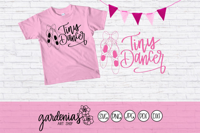 Tiny Dancer Ballerina SVG Gardenias Art Shop 