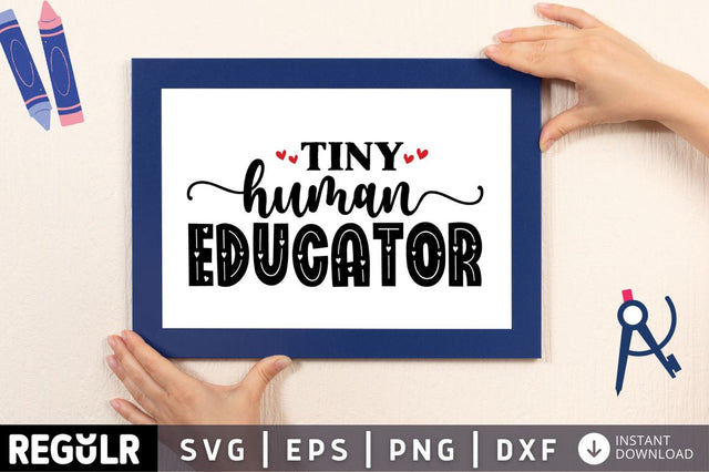 Tiny human educator SVG SVG Regulrcrative 