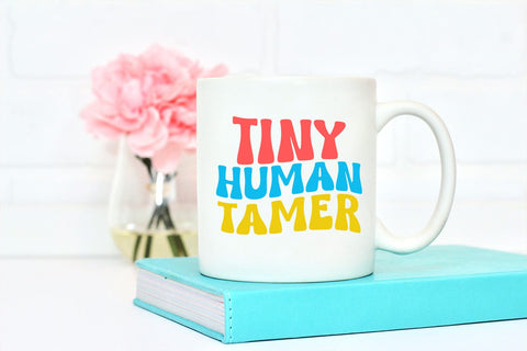 Tiny Human Tamer I Teacher Sublimation I Teacher Shirt PNG Sublimation Happy Printables Club 