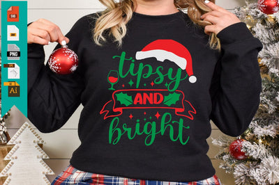 Tipsy and Bright SVG Craftlabsvg24 