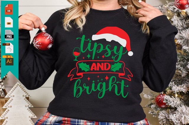 Tipsy and Bright SVG Craftlabsvg24 