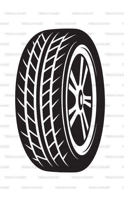 Tire Car SVG TribaliumArtSF 