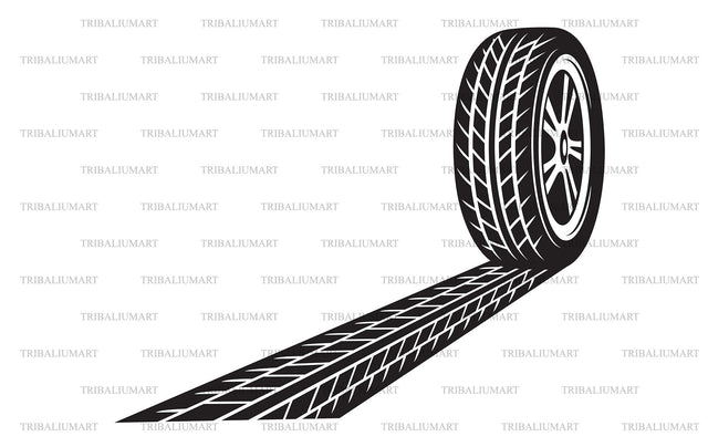 Tire Track or Print SVG TribaliumArtSF 