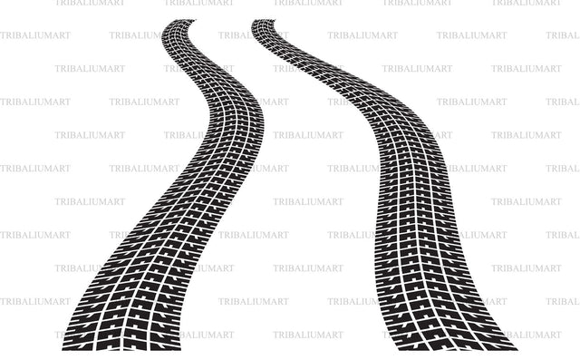Tire Track SVG TribaliumArtSF 